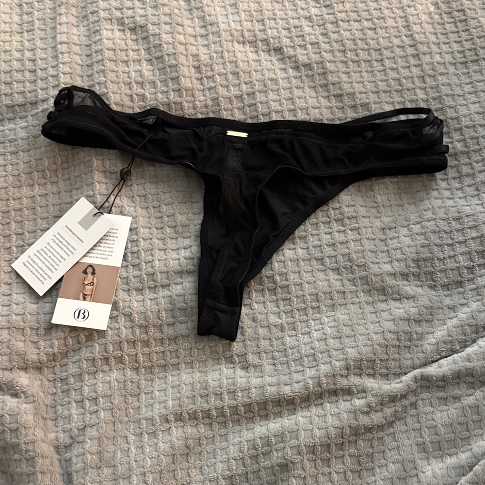 Bluebella Nordstrom Black Mesh Lingerie Set- 34DD 10 NWT - Picture 12 of 14